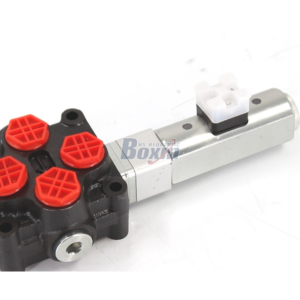Q45 Hydraulic Monoblock Directional Valve 1 Spool Solenoid Operated detail image